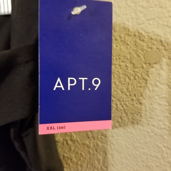 Apt 9 Women's New Black Crossover High Waist Swimsuit Bottoms Size XXL (20) - Picture 4 of 6